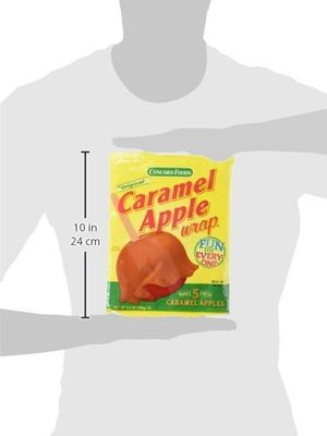 Concord Confections Caramel Apple Wrap, 5 Count