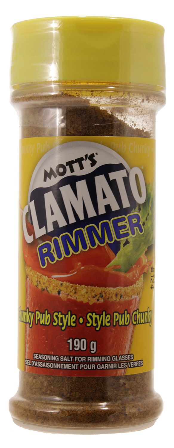 Mott&#39;s Clamato Mott&#39;s Chunky Pub Style Clamato Rimmer 190g Rimmer Style Pub Chunky 190g