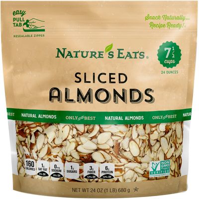 Nature&#39;s Eats, Sliced Almonds, 24 Oz