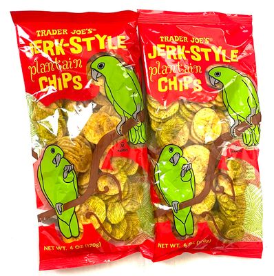 Trader Joe&#39;s Jerk-Style Plantain Chips - NET WT 6OZ - 2 PACK