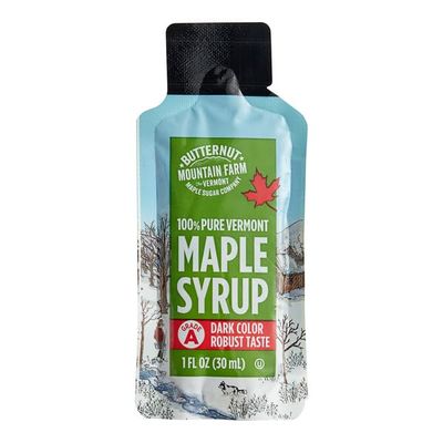 Butternut Mountain Farm, 100% Pure Vermont Maple Syrup, 1 Oz (30 ml) Pouch, Pack of 24