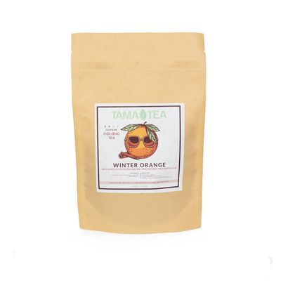 Tama Tea Winter Orange Premium Loose Leaf Tea - Rich & Aromatic Oolong Tea - Hot & Iced Tea - Finest Natural Flavor Orange & cinnamon tea beverages - 3.0 Ounce