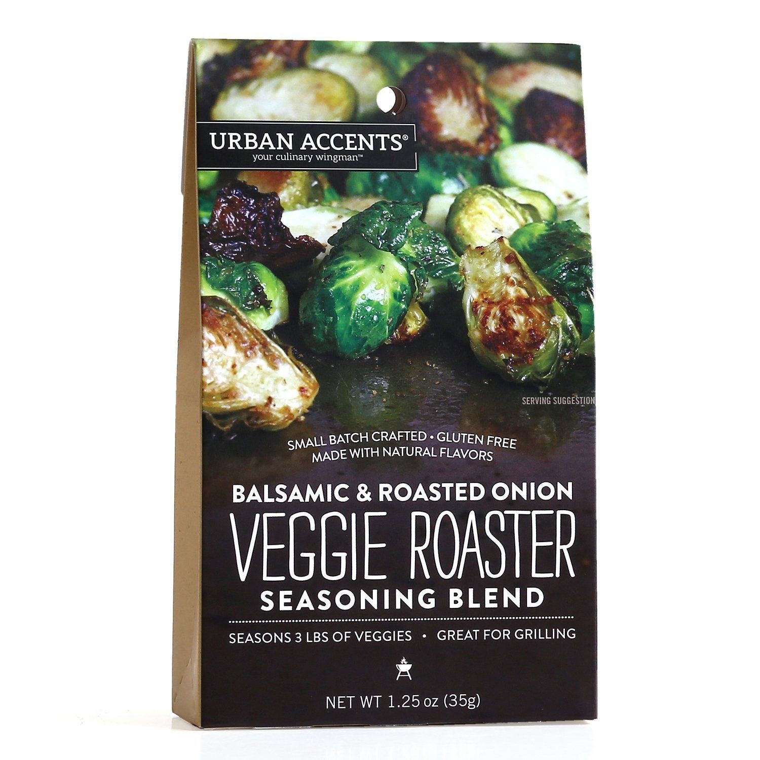 Urban Accents Veggie Roaster, Balsamic and Roasted Onion, 1.25 oz (35 g) (Pack of 6)