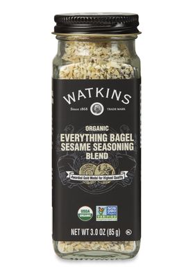 Watkins Gourmet Organic Spice Jar, Everything Bagel Sesame Seasoning Blend, 3.0 oz. Bottle, 3-Pack
