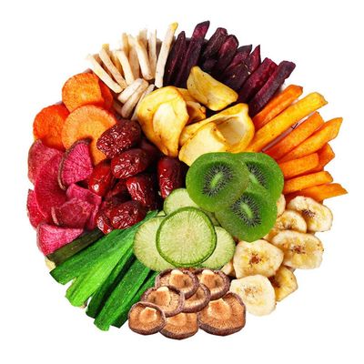SIJIYUNLI-Assorted Fruit and Vegetable Crisp 250g/8.81oz dried fruits and vegetables