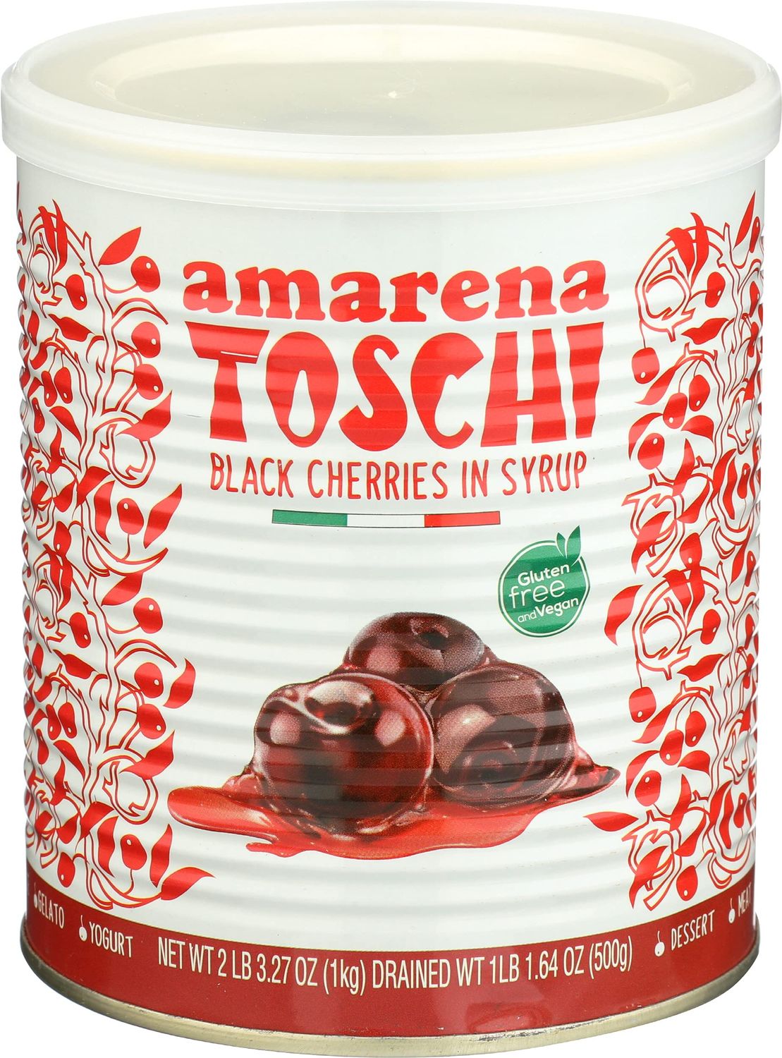 TOSCHI Amarena Cherries, 16 OZ