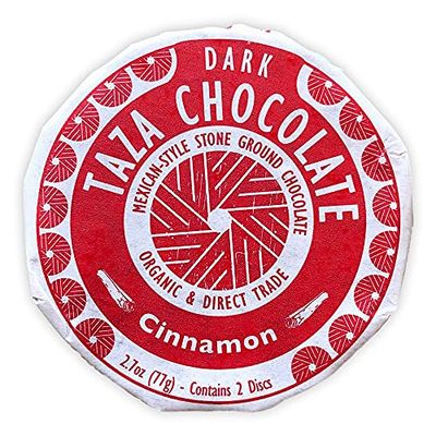 Taza Chocolate Organic Mexicano Disc 50% Dark Chocolate, Cinnamon, 2.7 Ounce (1 Count), Vegan