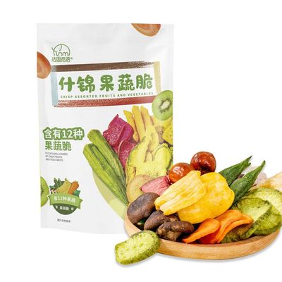 SIJIYUNLI-Assorted Fruit and Vegetable Crisp 250g/8.81oz dried fruits and vegetables