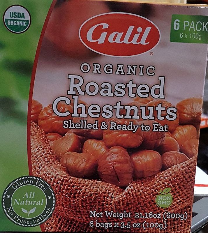 Galil Organic Shelled Roasted Chestnuts, 3.5 Ounce (Pack of 6)