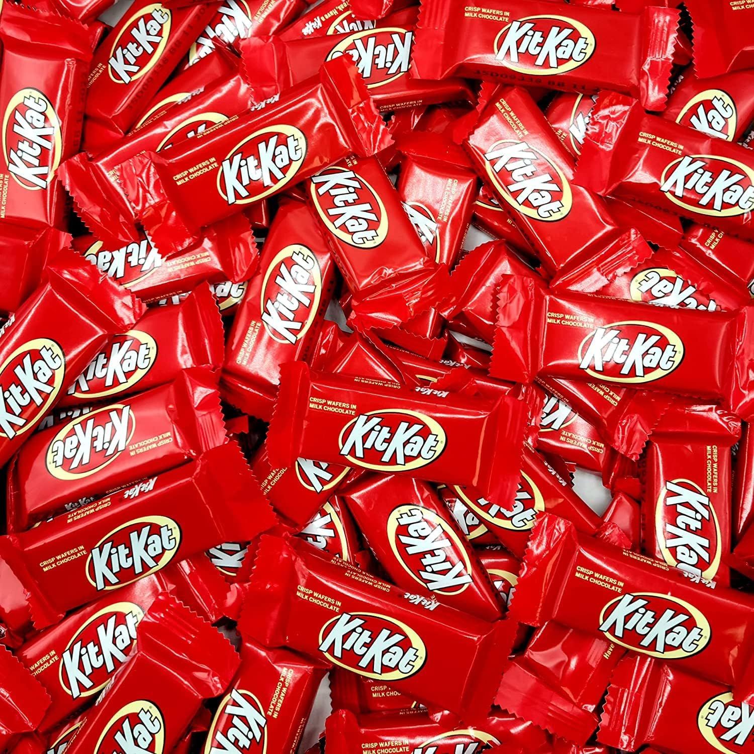 KlT-KAT Milk Chocolate Wafer Snack Size, Candy Bag (2 LB)