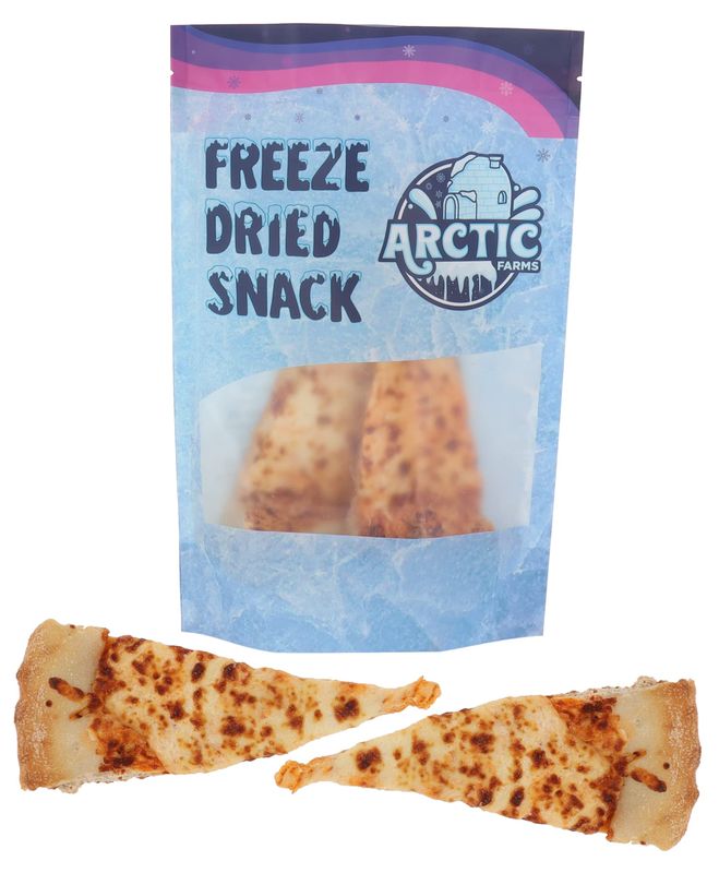 Arctic Farms Freeze Dried Snack Pizza Cheese Slices Bagged and Boxed - Exciting like Freeze Dried Candy (Cheese, Pack of 1)