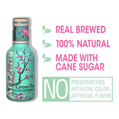 AriZona Green Tea, 16.9 Fl Oz (Pack Of 20)