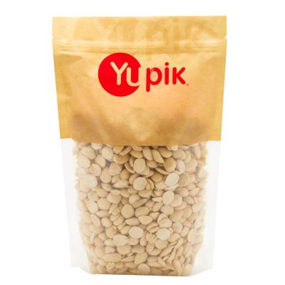 Yupik Blanched Marcona Almonds, 2.2 lb, Gluten-Free, Vegan, Kosher, Oil-Free, Raw Nuts, Unsalted, Skinless, Oil-Free, Source of Fiber, Healthy Snack
