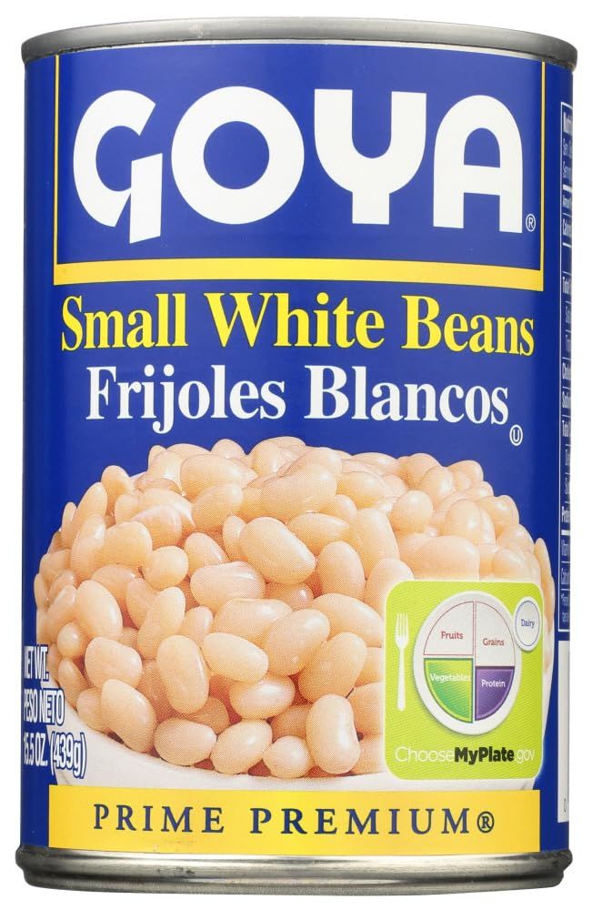 Goya Premium Small White Beans 15.5 oz (Pack of 12)