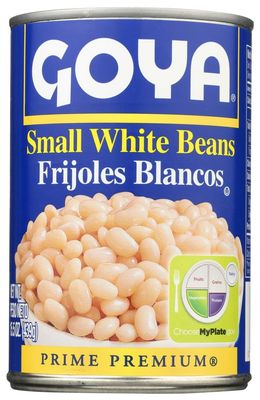 Goya Premium Small White Beans 15.5 oz (Pack of 12)