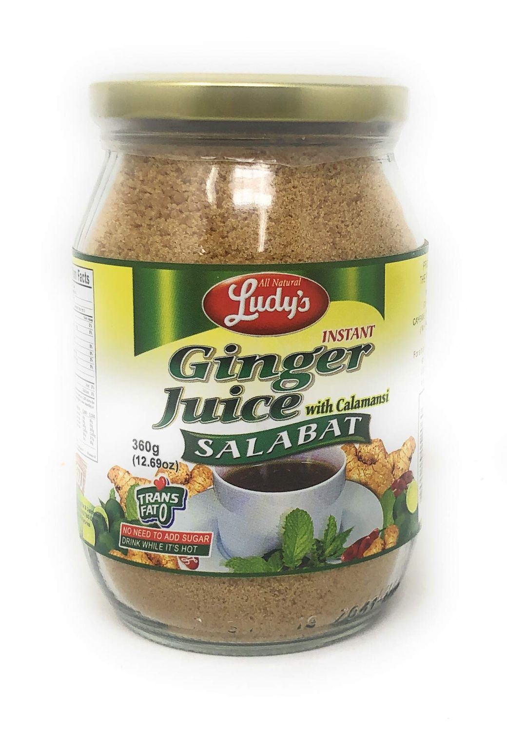 Ludy&#39;s Instant Ginger Juice or Salabat with Calamansi,12.69oz