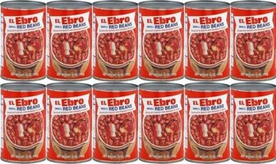 El Ebro Small Red Beans with Bacon and Sausage 12/15oz Case