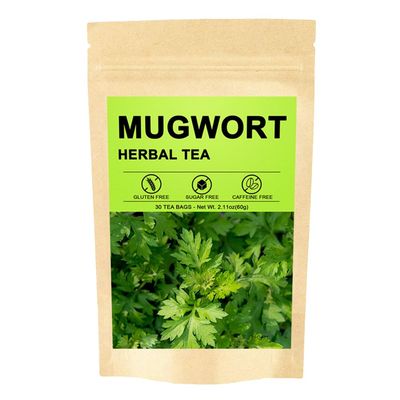 FLOAPE Mugwort Leaves, Mugwort Tea 30 Bag, Mugwort Herbal Tea, Caffeine Free