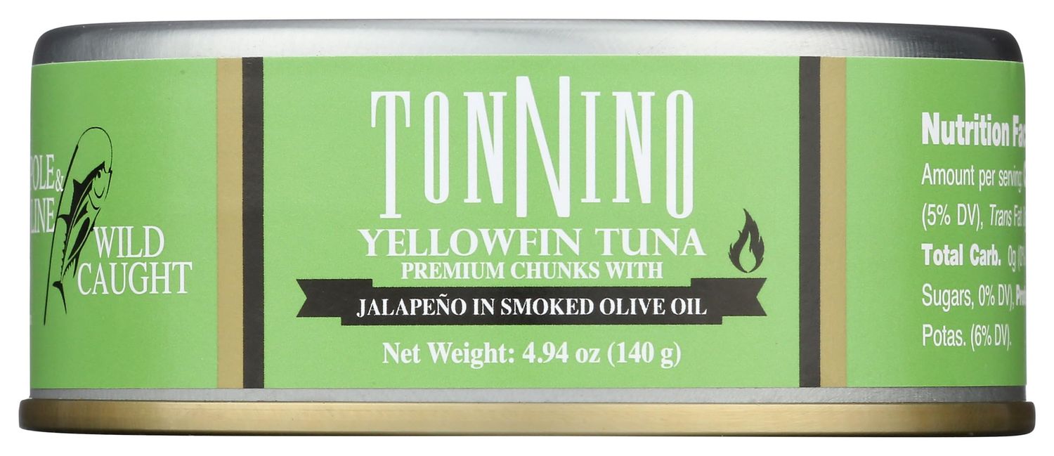 Tonnino Smoked Jalapeno Yellowfin Tuna, 4.94 OZ