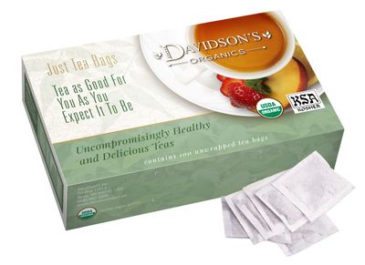 Davidson&#39;s Organics, Tulsi Hibiscus Flower, 100-count Unwrapped Tea Bags