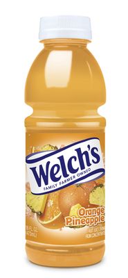 Welch&#39;s Orange/Pineapple Juice, 16 oz - Pk of 12
