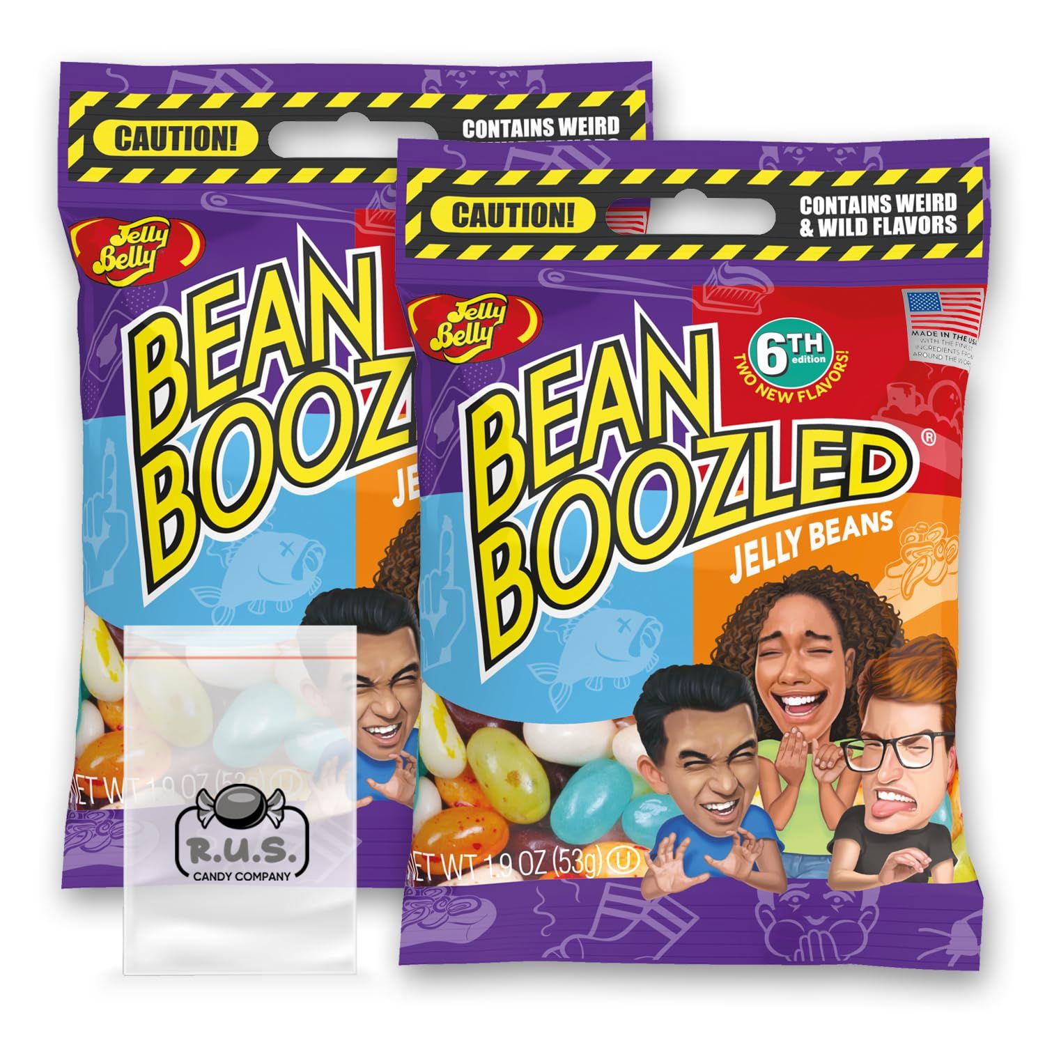 Jelly Belly Bean Boozled Jelly Bean 2 Refill Bags