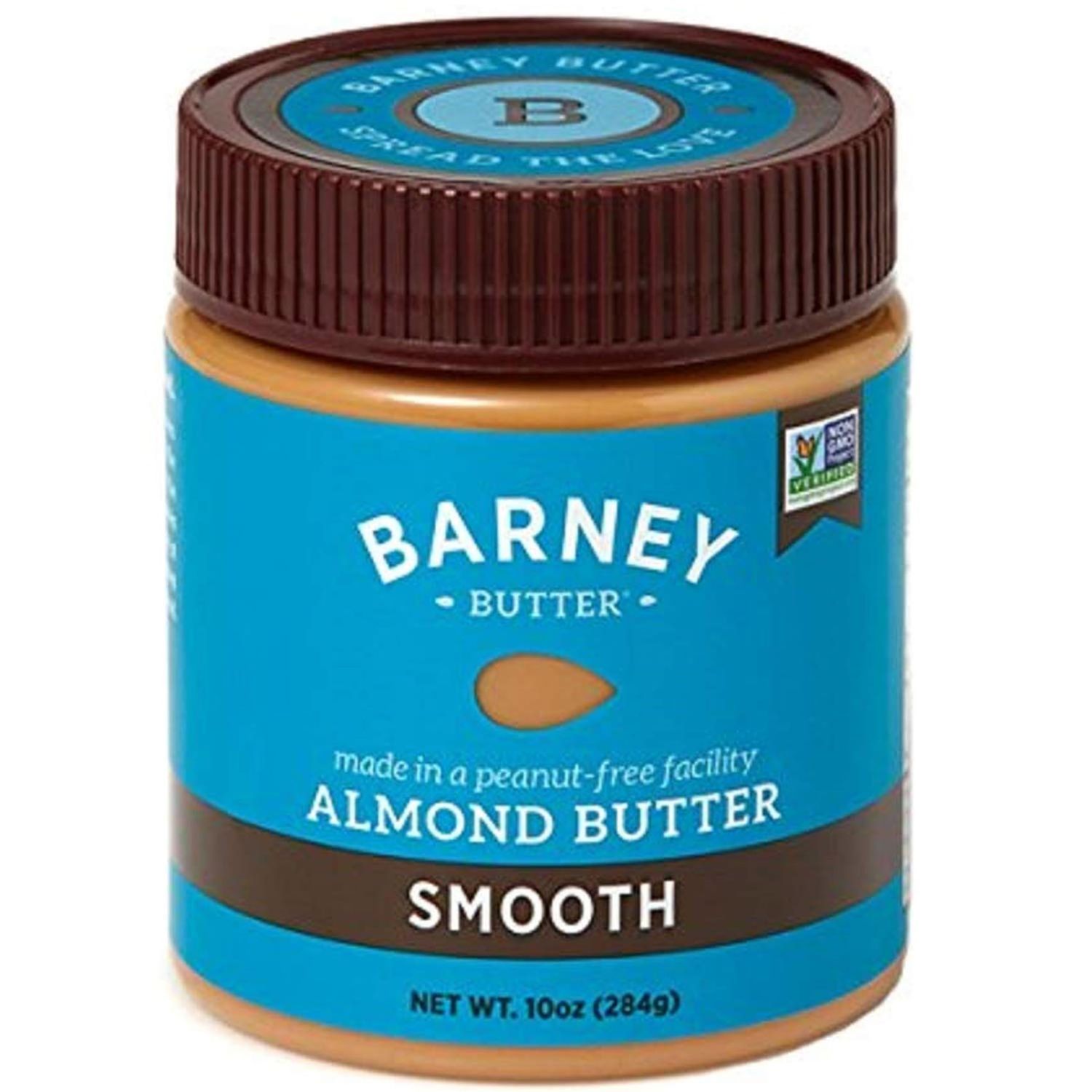 Barney Butter Almond Butter, Smooth, 10 Ounce Jar, Skin-Free Almonds, No Stir, Non-GMO, Gluten Free, Keto, Paleo, Vegan
