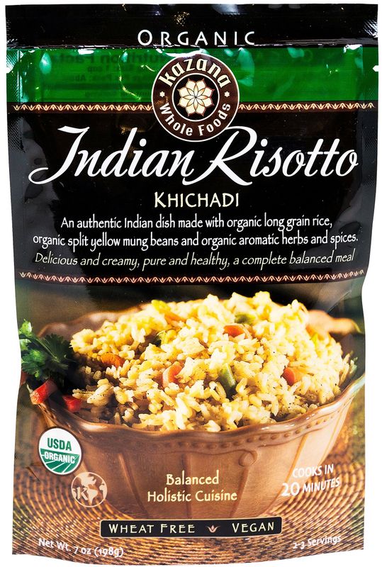 Kazana Indian Risotto/Khichadi/Kitchari, USDA Certifiied Organic, Wheat free, Vegeterain, easy to cook