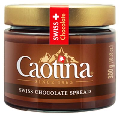 Caotina Swiss Chocolate Spread 300 g - Bread Spread with Swiss Chocolate, Caotina / Switzerland