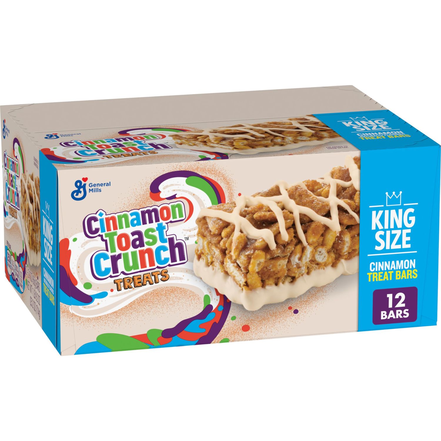 Cinnamon Toast Crunch Breakfast Cereal Treat Bars, Snack Bars, 12 ct