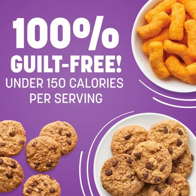Nutrisystem Movie Night Chocolate Chip Cookies and Cheese Puffs, Helps Support Weight Loss - 10 Count