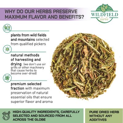 4 oz Alfalfa Leaf Alfalfa Herb Tea (Medicago sativa) - 113g Tea Bags Alfalfa Loose Leaf Tea Herbal Alfalfa Leaves