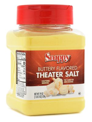 Snappy Butter Burst Flavored Popcorn Kit, Buttery Flavored Theater Salt