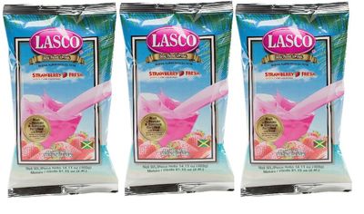 Lasco Vanilla Food Drink ...Available in 2 sizes 3 Pack (400g Lasco Strawberry Food Drink)