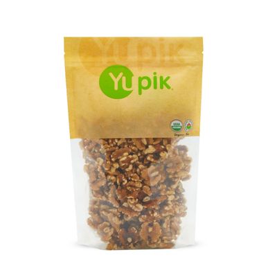 Yupik Organic Raw California Walnuts, Halves, 2.2 lb, Kosher, Gluten-Free, Non-GMO, Vegan, Half Nuts, Unsalted, Unroasted, Source of Omegas, Healthy Snacks, Ideal for Baking &amp; Cooking
