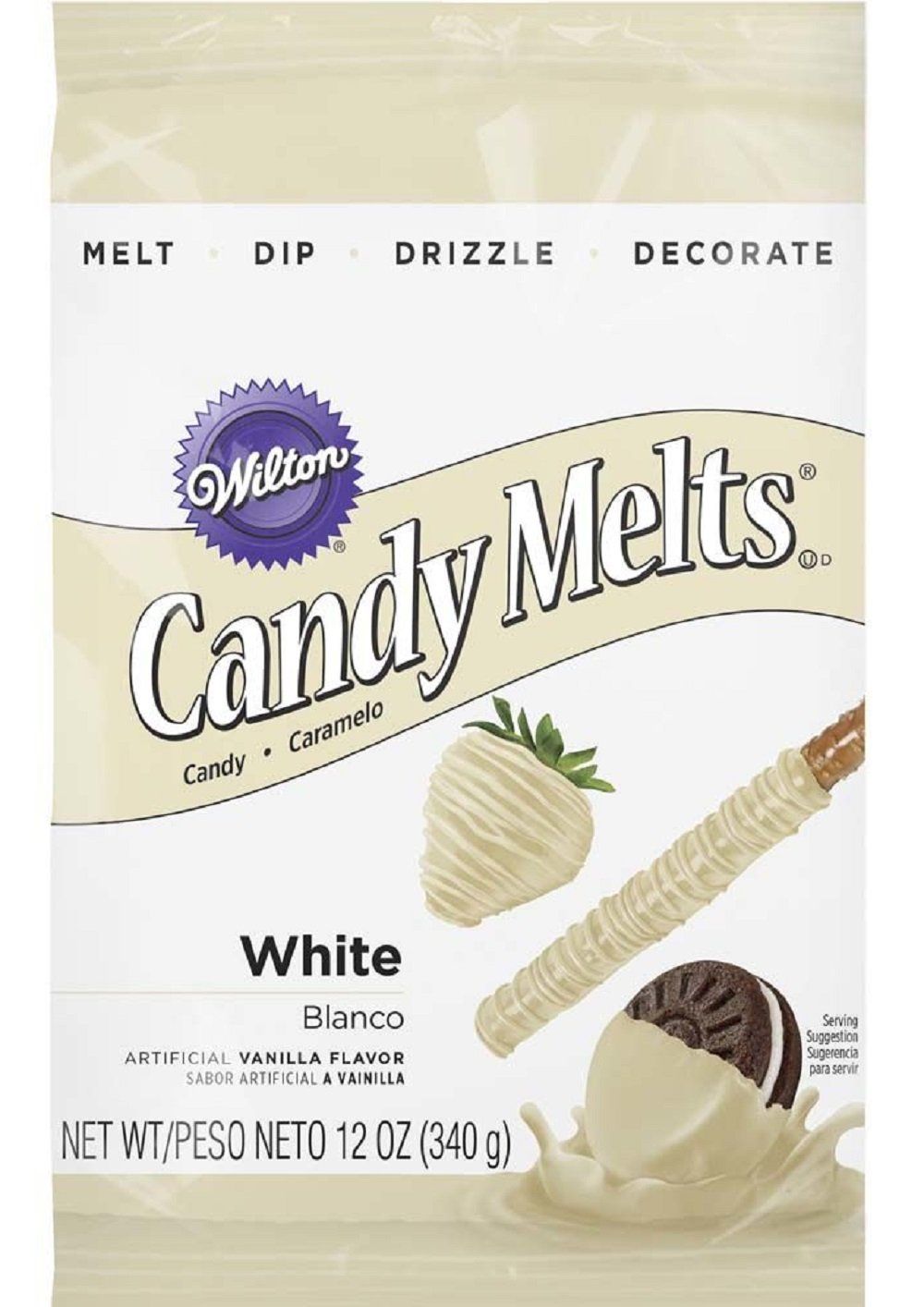 Wilton White Candy Melts Candy, 12 oz.