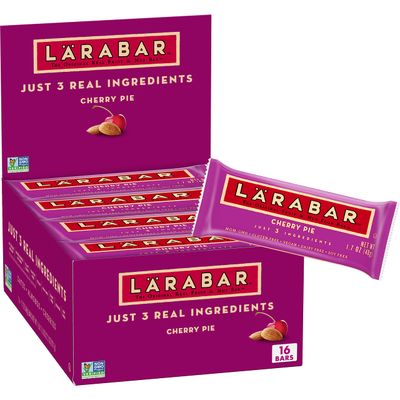 Larabar Cherry Pie, Gluten Free Vegan Fruit &amp; Nut Bar, 1.7 oz Bars, 16 Ct