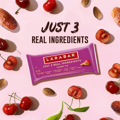 Larabar Cherry Pie, Gluten Free Vegan Fruit &amp; Nut Bar, 1.7 oz Bars, 16 Ct