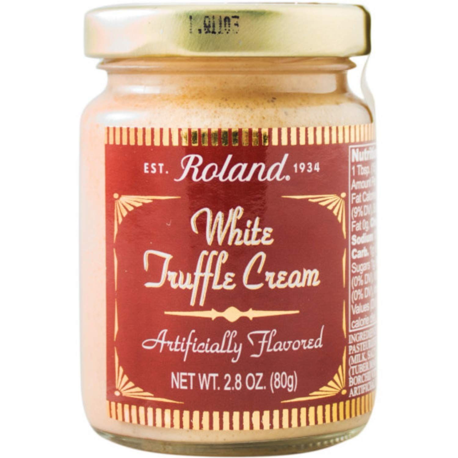 Roland Foods White Truffle Cream, 2.8 Ounce Jar, Pack of 2