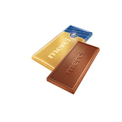 Merci Fine Milk Chocolate (4 Individual Bars) 100g