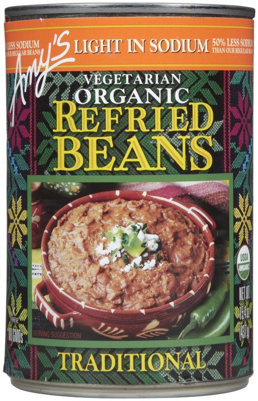 Amy&#39;s Beans Refried Traditional Low Sodium Organic, 15.4 Ounce