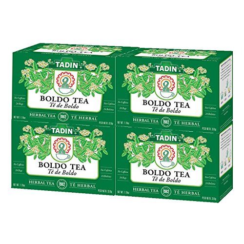 Tadin Boldo Tea, 24 Count (Pack of 4)