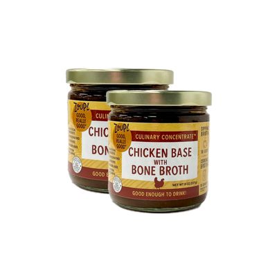 Zoup! Good, Really Good Chicken Bone Broth Culinary Concentrate, 2 Pack, 7 Oz Each