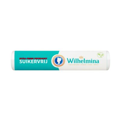 Wilhelmina Mints | Wilhelmina Peppermints | Pack of 24 Rolls | Dutch Peppermints | 31 Oz Total | 888 Gr Total
