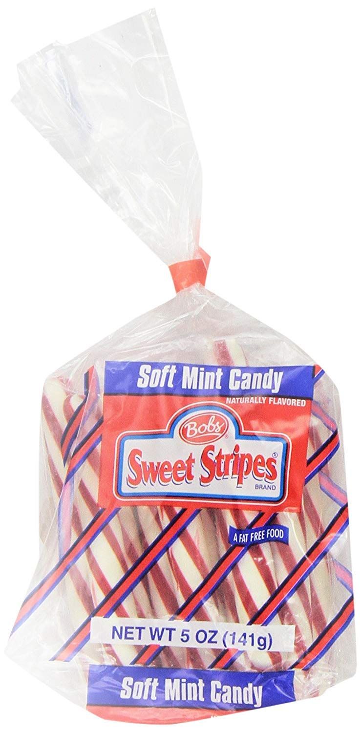 Bob&#39;s Sweet Stripes Soft Peppermint Candy (Pack of 8)