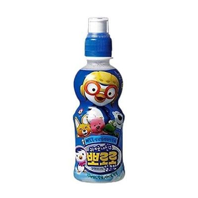 Paldo Pororo Baby Juice Milk Flavor, 235ml, pack of 24