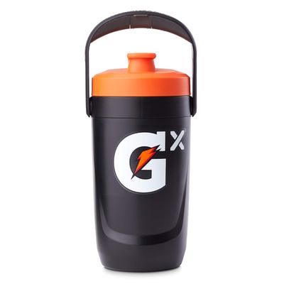 Gatorade Gx Performance Jug, 64oz, Leakproof, Non Slip Grip, Great for Athletes, Black