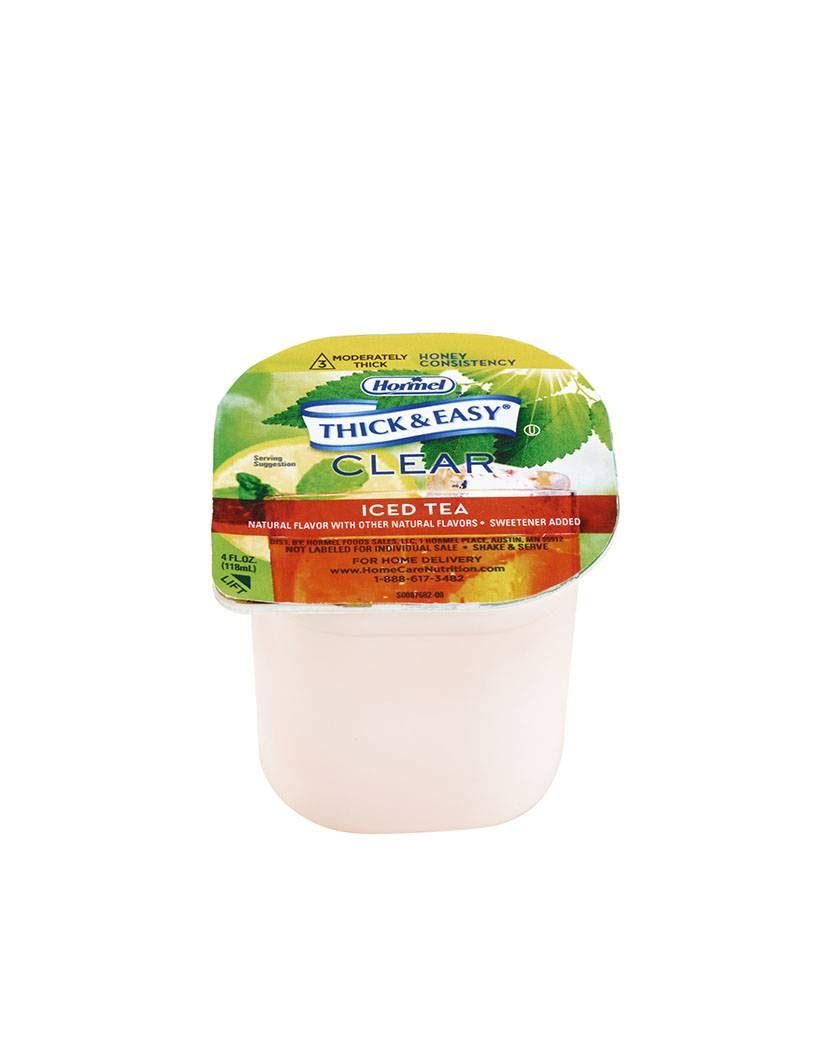 Thick &amp; Easy Clear Consistency Thickened Iced Tea, Honey, 4 Ounce