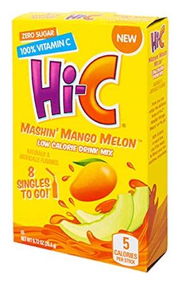 HI-C MASHIN&#39; MANGO MELON SINGLE TO GO DRINK MIX