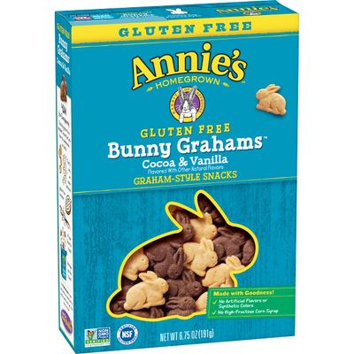 Annie&#39;s Gluten Free Cocoa and Vanilla Bunny Cookies, 6.75 oz